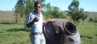 Illustration for article titled How Did This Big Ball Of Space Junk Wind Up In Uruguay?